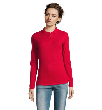 Logotrade logo dāvanas foto: PERFECT WOMEN LSL POLO 180