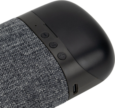 Logotrade biznesa dāvanas foto: Bluetooth skaļrunis HF01 ar iebūvētiem austiņām 2 vienā