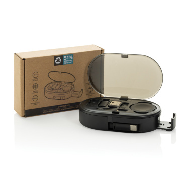 Logotrade ziemassvētku dāvanas foto: Chargevix RCS rplastic daudzfunkcionāls 60W uzlādes komplekts