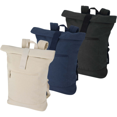 Logotrade biznesa dāvanas foto: Recanvas 14” GRS pārstrādāta sarullējama mugursoma 16L