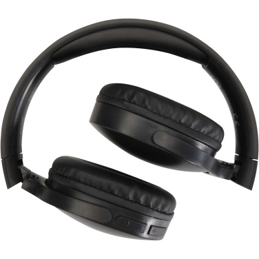Logotrade biznesa dāvanas foto: Ancha pārstrādātas plastmasas bezvadu Bluetooth® austiņas