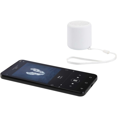 Logotrade korporatīvās dāvanas foto: Velkis 3W pārstrādātas plastmasas bezvadu Bluetooth® skaļrunis