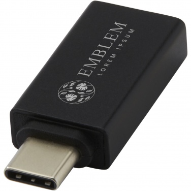 Логотрейд pекламные продукты картинка: ADAPT алюминиевый адаптер с USB-C на USB-A 3.0