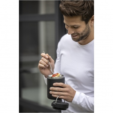 Лого трейд бизнес-подарки фото: Пищевой контейнер Doveron объемом 500 мл из переработанной нержавеющей стали