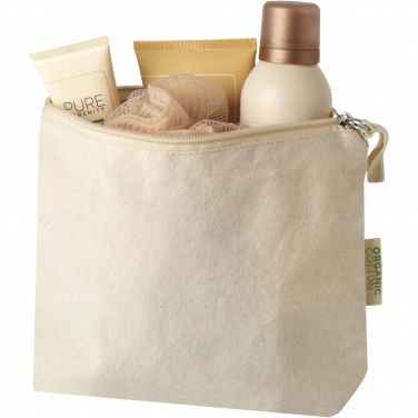 Лого трейд бизнес-подарки фото: Orissa 180 g/m² organic toiletry bag 1L