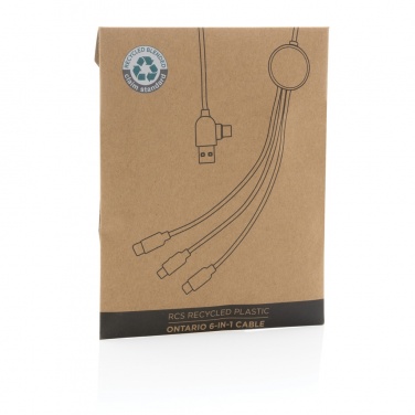 Логотрейд pекламные продукты картинка: Кабель RCS из переработанного пластика Ontario 6-в-1