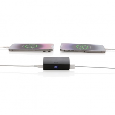 Логотрейд pекламные подарки картинка: FlashCharge RCS rplastic 10000 мАч быстрая зарядка powerbank