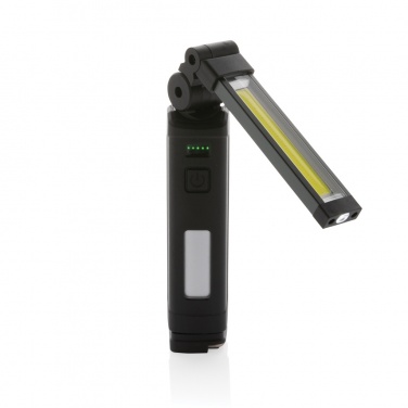 Лого трейд бизнес-подарки фото: Gear X RCS rPlastic USB-перезаряжаемый рабочий фонарь