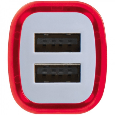 Логотрейд pекламные продукты картинка: USB-адаптер для зарядки KFZ FRUIT