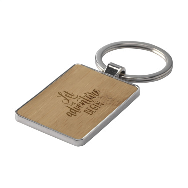 Логотрейд бизнес-подарки картинка: Брелок для ключей Bamboo Key Rectangle