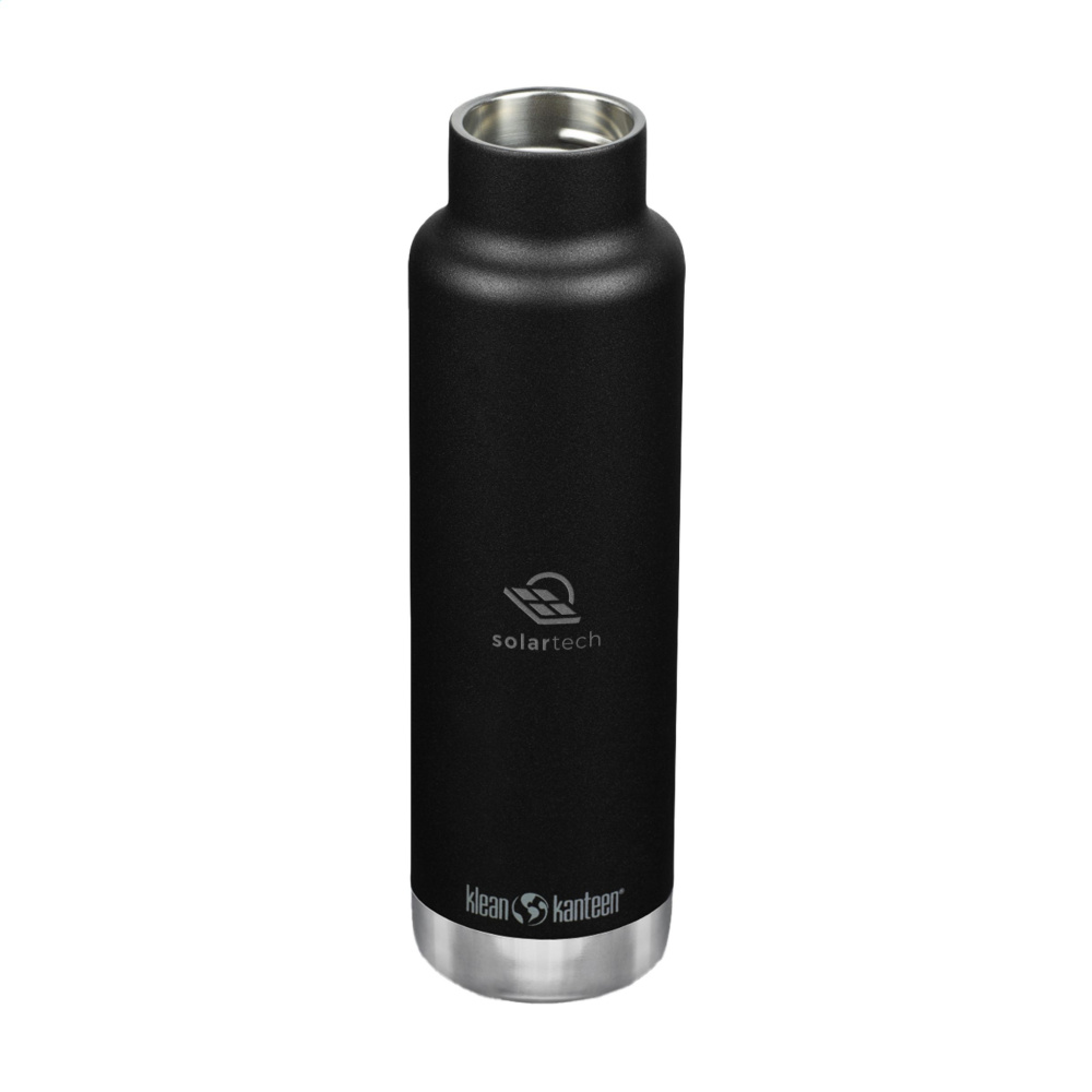 Лого трейд бизнес-подарки фото: Klean Kanteen Classic переработанная термоизолированная бутылка 592 мл