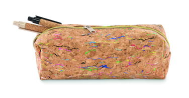 Логотрейд pекламные подарки картинка: Coloured cork pencil case