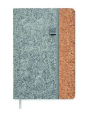 Лого трейд pекламные продукты фото: A5 RPET cork notebook