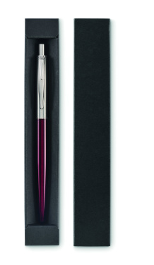 Лого трейд бизнес-подарки фото: Push button pen in box