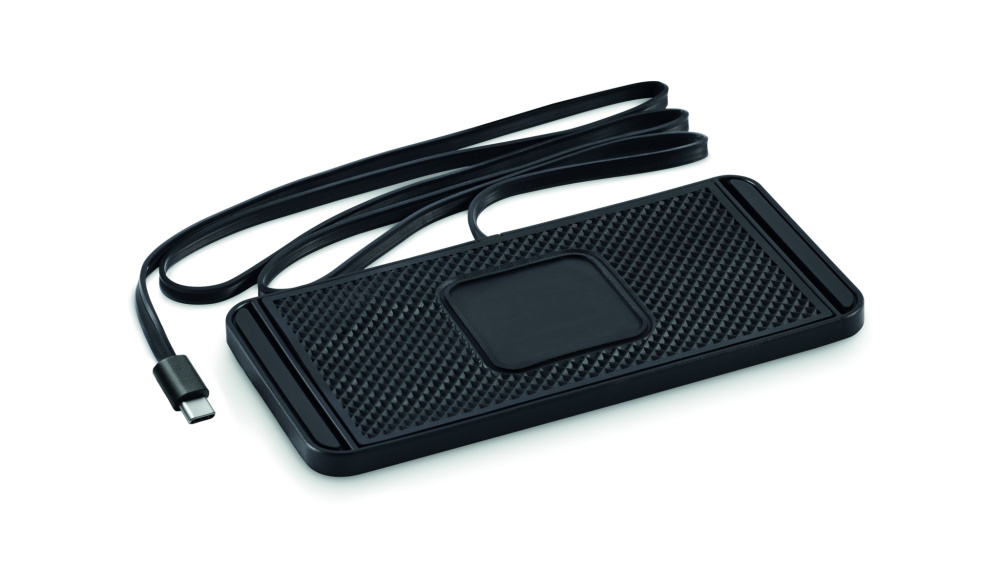 Лого трейд бизнес-подарки фото: Pad car wireless charger 15W