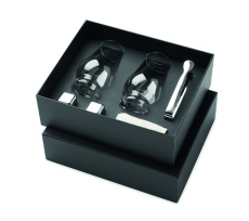 Set of whisky tasting glasses