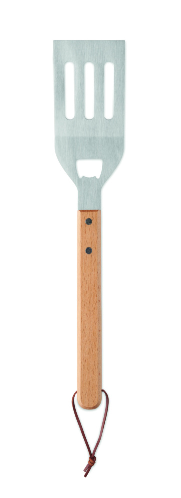 Логотрейд pекламные cувениры картинка: BBQ spatula in beechwood