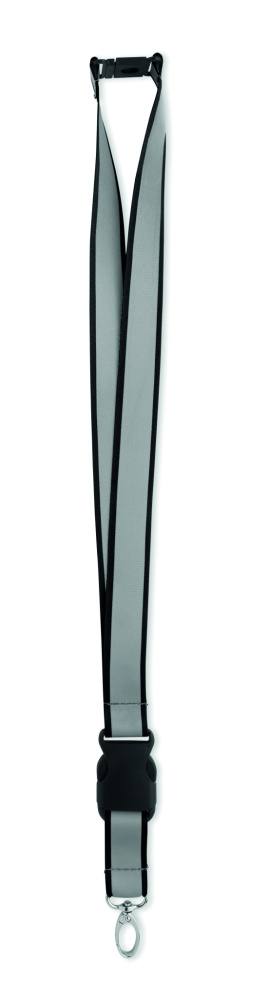 Логотрейд pекламные продукты картинка: Reflective RPET lanyard