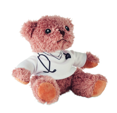 Логотрейд pекламные подарки картинка: Teddy bear plush doctor