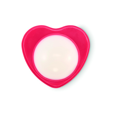 Лого трейд pекламные cувениры фото: Heart shape vegan lip balm
