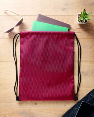 Лого трейд pекламные продукты фото: Drawstring bag in 420D RPET