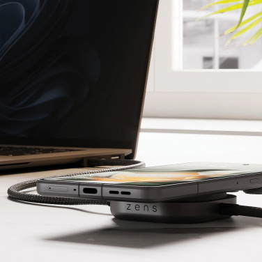 Логотрейд pекламные подарки картинка: Зарядный кабель Zens USB C - C Pro 2