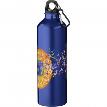 Logotrade presentreklam bild: Oregon-vattenflaska i aluminium med karbinhake, 770 ml