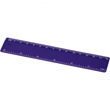 Logotrade profilreklam bild: Renzo 15 cm plastlinjal