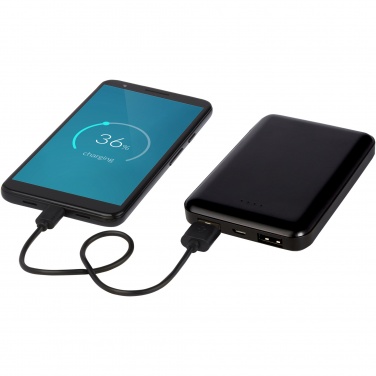 Logotrade kampanjprodukter bild: Gleam 5 000 mAh ultratunn powerbank med ljus
