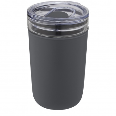 Logotrade presentreklam bild: Bello 420 ml glastermos med en yttervägg av återvunnen plast