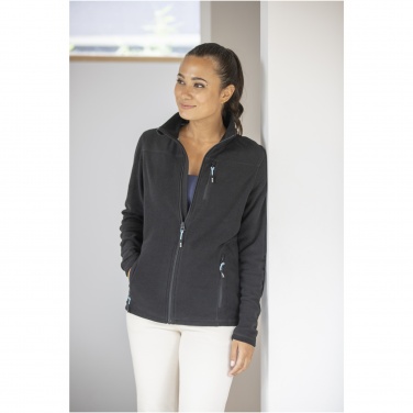 Logotrade profilreklam bild: Amber damjacka av återvunnen GRS-fleece med hel dragkedja