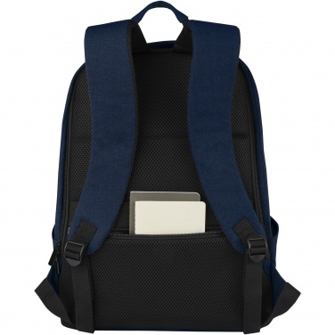 Logotrade kampanjprodukter bild: Joey stöldsäker 15,6 tums laptopväska av GRS-återvunnen canvas, 18 l