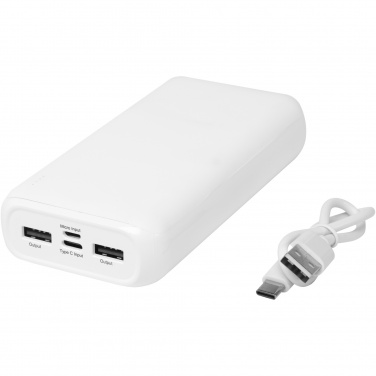 Logotrade kampanjprodukter bild: Electro 20 000 mAh powerbank i återvunnen plast 