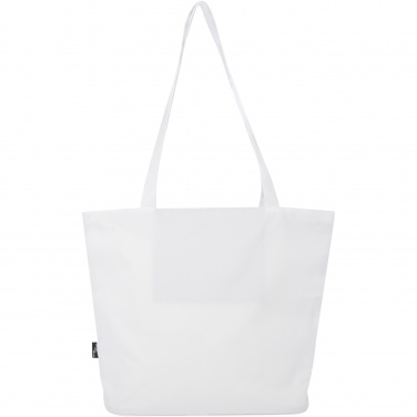 Logotrade reklamprodukter bild: Panama tygväska med dragkedja av GRS-återvunnet material, 20 l