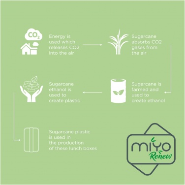 Logotrade reklamprodukter bild: MIYO Renew lunchlåda i ett lager