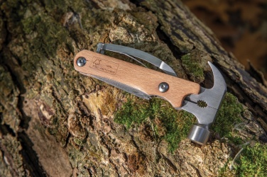 Logotrade reklamprodukter bild: Multitool hammare i trä