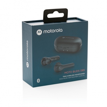 Logotrade reklamprodukter bild: Motorola IPX5 TWS MOTO öronsnäckor 85