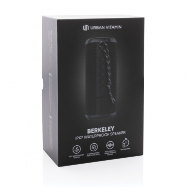 Logotrade reklamprodukter bild: Urban Vitamin Berkeley IPX7 trådlös 10W högtalare