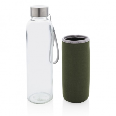 Logotrade profilreklam bild: Glasflaska med neoprenesleeve