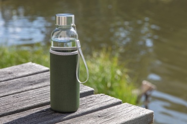 Logotrade profilprodukter bild: Glasflaska med neoprenesleeve