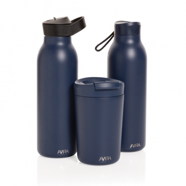 Logotrade presentreklam bild: Avira Ara fliptop vattenflaska 500ml RCS Re-steel