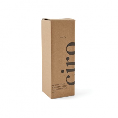Logotrade kampanjprodukter bild: VINGA Ciro RCS återvunnet stål vakuumflaska 300 ML