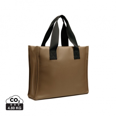 Logotrade presentreklam bild: VINGA Bermond RCS återvunnet PU tote bag