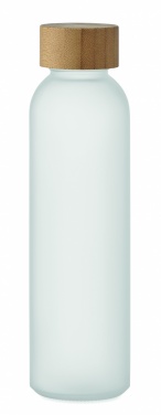 Logotrade profilprodukter bild: Flaska i frostat glas 500 ml
