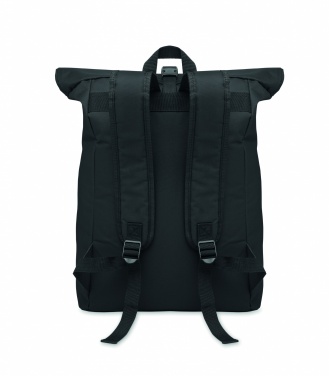 Logotrade reklamprodukter bild: 600D ryggsäck med rulltopp