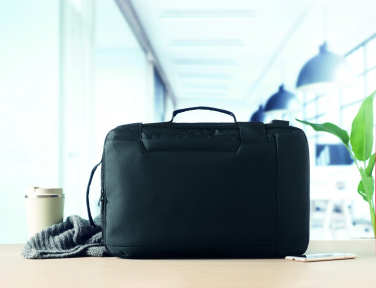 Logotrade profilreklam bild: Dataryggsäck 16'' RPET 300D