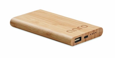 Logotrade reklamprodukter bild: 4000 mAh Powerbank i bambu