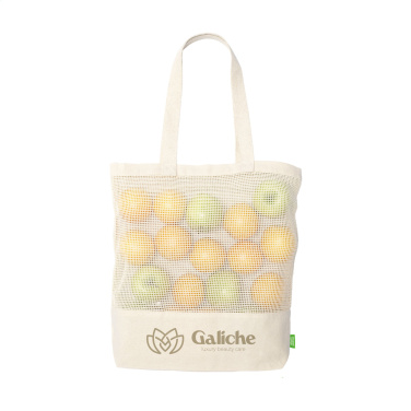 Logotrade reklamprodukter bild: Natura Organic Mesh Shopper (180 g/m²) shoppingväska