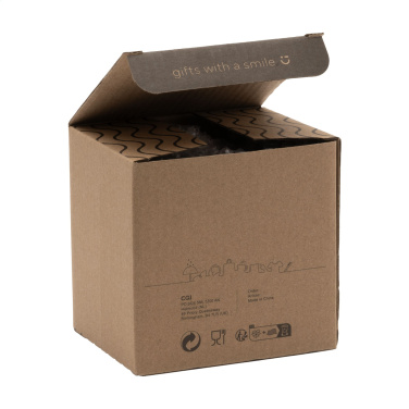 Logotrade profilprodukter bild: Retro Silver Emaljmugg 350 ml