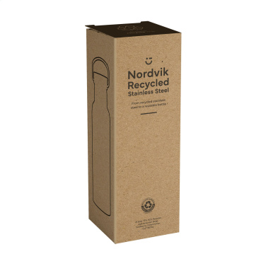 Logotrade kampanjprodukter bild: Nordvik RCS Recycled Steel 500 ml dricksflaska